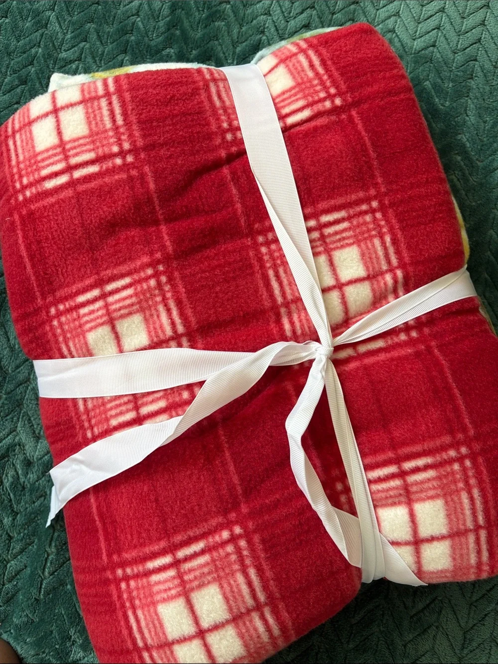 Holiday No Sew Throw Tie blanket kit -